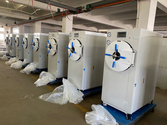 Sada Medical pulse vacuum horizontal autoclaves 200L , ready for shipping.