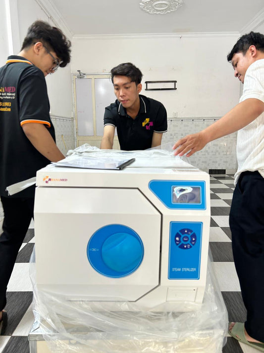 Delivered order to Vitnam - Received feedback from Vietnamese customers purchasing 10 desktop sterilizers