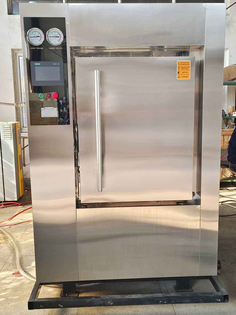 Large Pulse Vacuum Autoclave with Double Door for Hospital Equipment