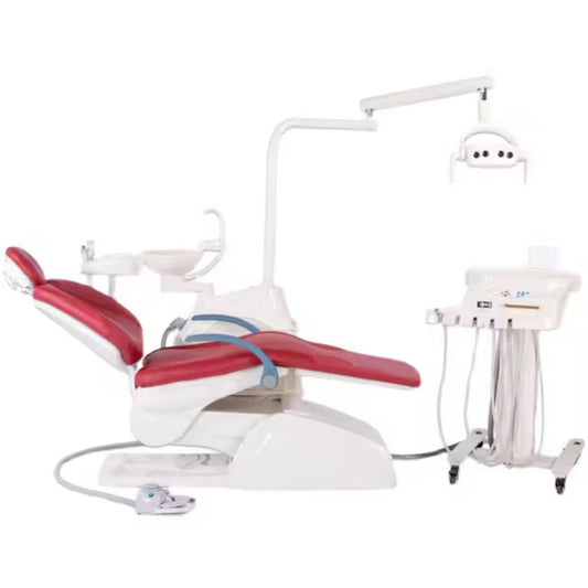 Affordable Sada Medical Dental Chair Unit - Comfortable, Stylish Design with LED Sensor Light & Ceramic Spittoon