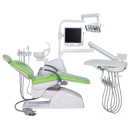 Sada Medical Dental chair unit factory price with movable top light for Clinic Hospital