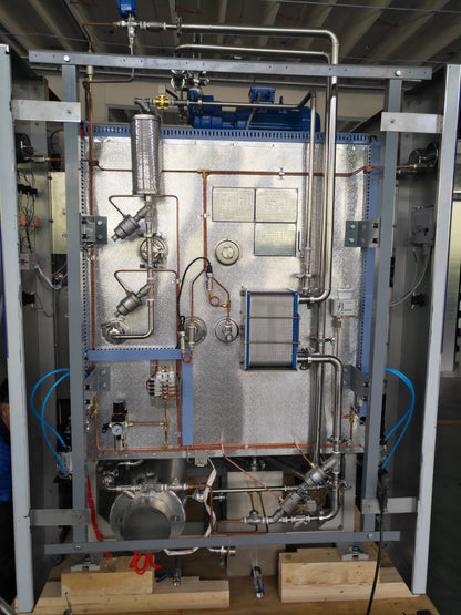 Pass through pressure steam sterilizer with motor-drive doors